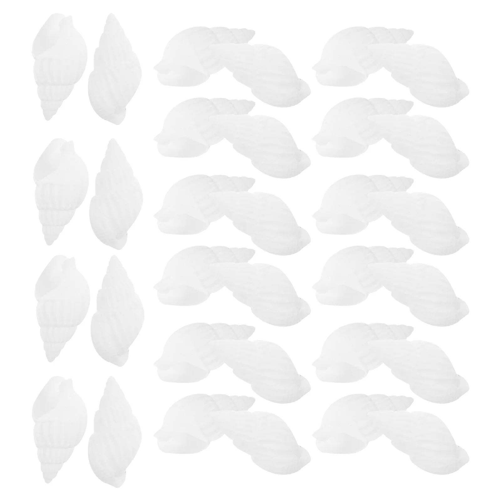 100pcs White Mini Sea Shell Conches Craft Wedding Garden Aquarium Decoration 6
