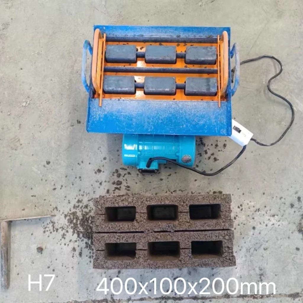 Machine de fabrication de briques, petite machine portative de moulage de blocs de béton de ciment Mobile à usage domestique