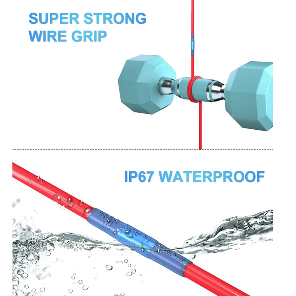 Waterproof Copper Wire Connector Heat Shrinkable Male Disconnect Crimp Terminals - Terminals And - View #6