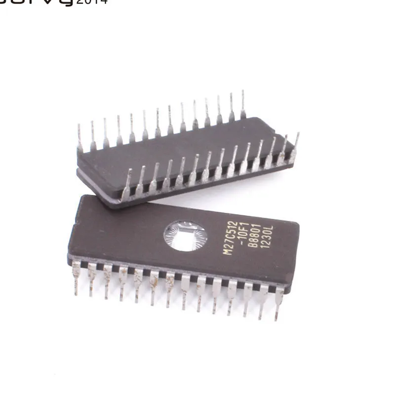 

10 шт., фреза M27C512 27C512 eprom, интегральная схема Uv 512 KBIT DIP-28 IC
