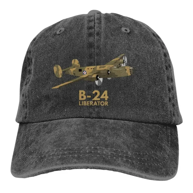 

B-24 Liberator WW2 бейсболки для тяжелых бомбардировщиков Кепка с козырьком для любителей самолета солнцезащитные ковбойские шляпы для мужчин Кепка для грузовиков