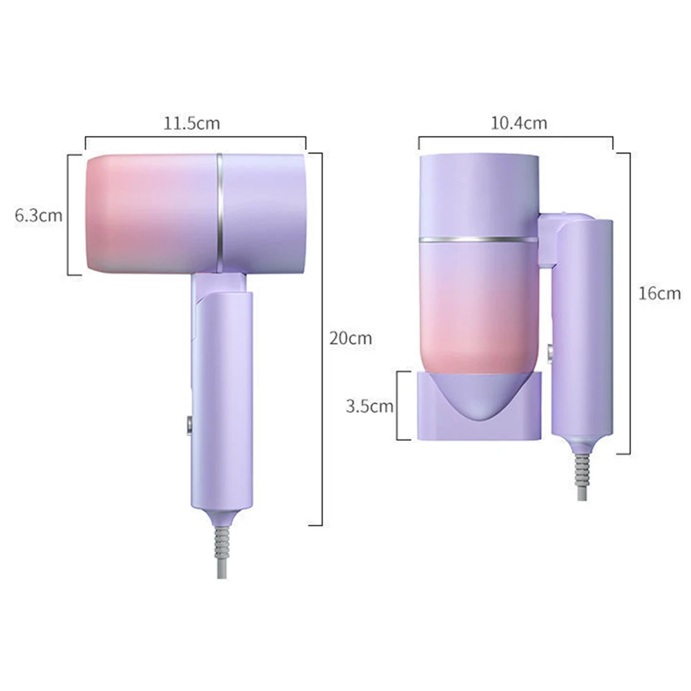 Portable Hair Dryer Strong Wind Hammer Blower 3500W Salon Dryer Hair Negative Ionic Hammer Blower Home Electric Blue Light