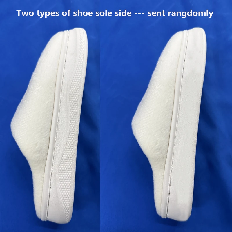 Cute Bear Cotton Slippers for Woman Winter Indoor Non-slip Slides Plush Warm Men Home Sandals Flat Shoe Couples Flip Flops — view 6