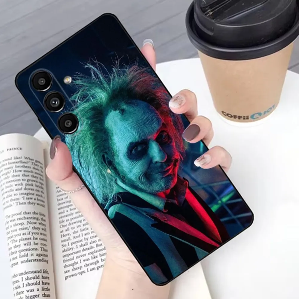 thumbnail image 1 of B-Beetlejuice 2 Phone Case For Samsung S24,23,22,30,21,10,9,Ultra,Plus,Lite,FE,Soft Silicone Black Cover, 1 of 5