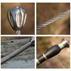 304 Stainless Steel Sleeve Hammer Outdoor Self-defense Hammers Portable Multipurpose Car Mounted Window Breaking Survival Tools 5