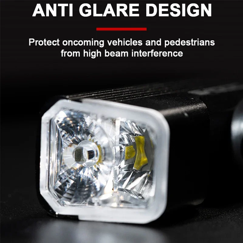 Luce Anteriore per Bicicletta BUCKLOS ad Alta Luminosità con Sensore Intelligente, Ricarica TYPE-C, Lampada per Ciclismo Notturno a Lunga Durata - immagine 6