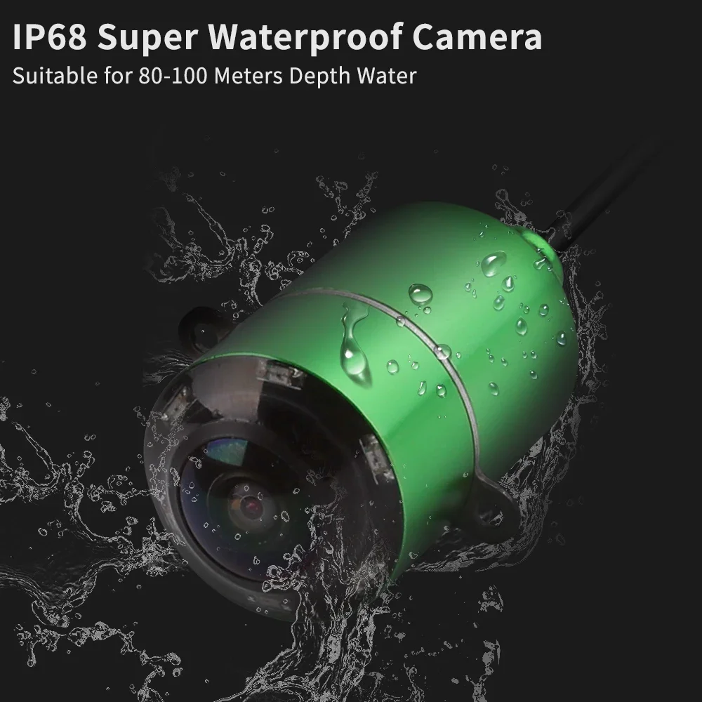 Underwater Camera For Winter Ice Fishing Finder Camera CVBS Format,15 Meter Cable Optional Tensile 75 Kg HD Fishing