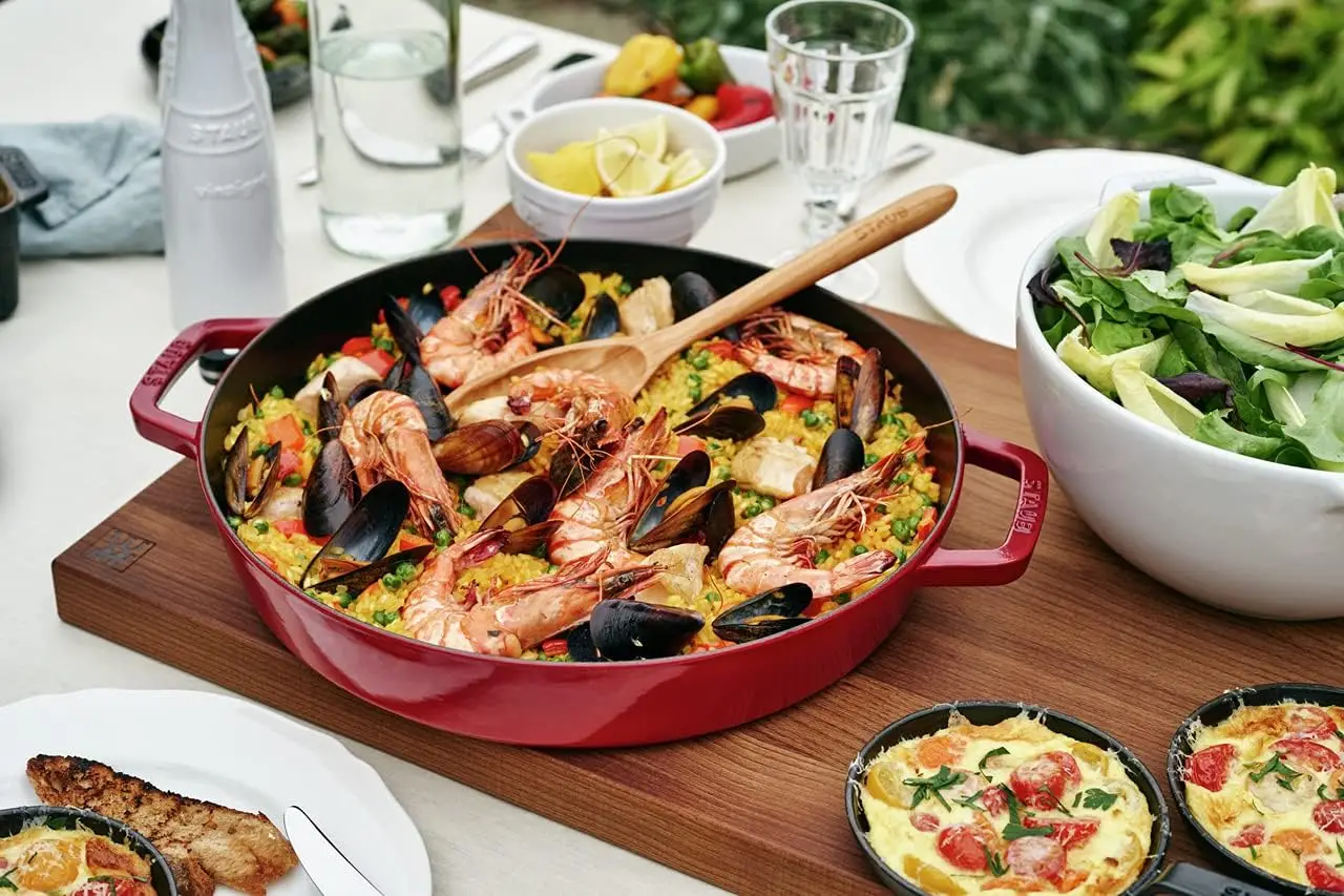 Cast Iron, Frying Pan, Cherry, 34 cm 2