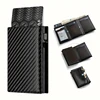 Men's Wallet with Zipper Coin Purse Automatic Pop-up Metal Credit Card Holder Minimalist RFID Blocking Business Card Wallet Idea