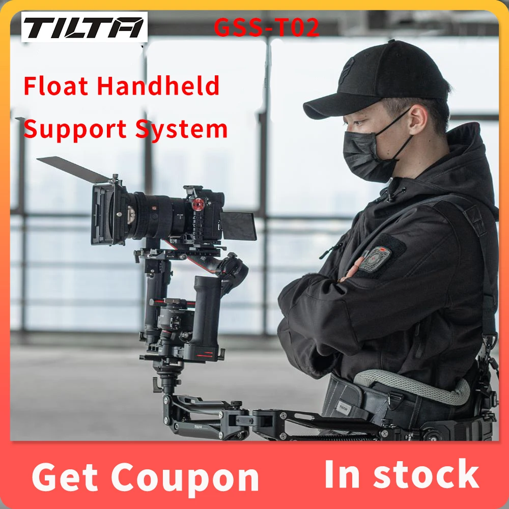 Tilta Gss-T02 Sistema Di Supporto Portatile Galleggiante Dji Ronin 4D Gss-T03 Galleggiante Doppia Maniglia Per Sistema Compatibile Con Dji Rs2/Rs3 Pro