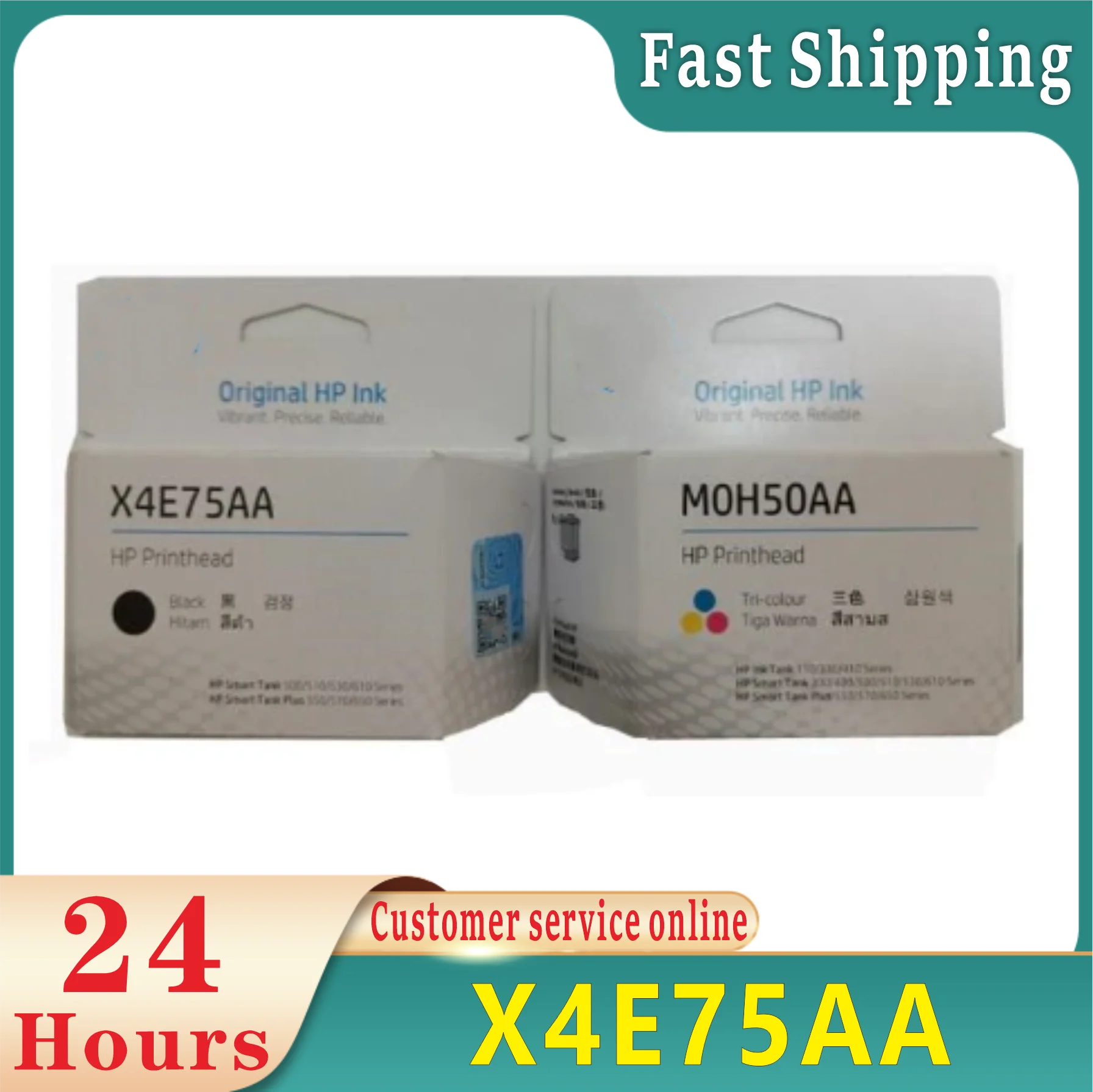 Tête D'impression Originale X4e75a M0h50a, Pour Réservoir D'encre Hp