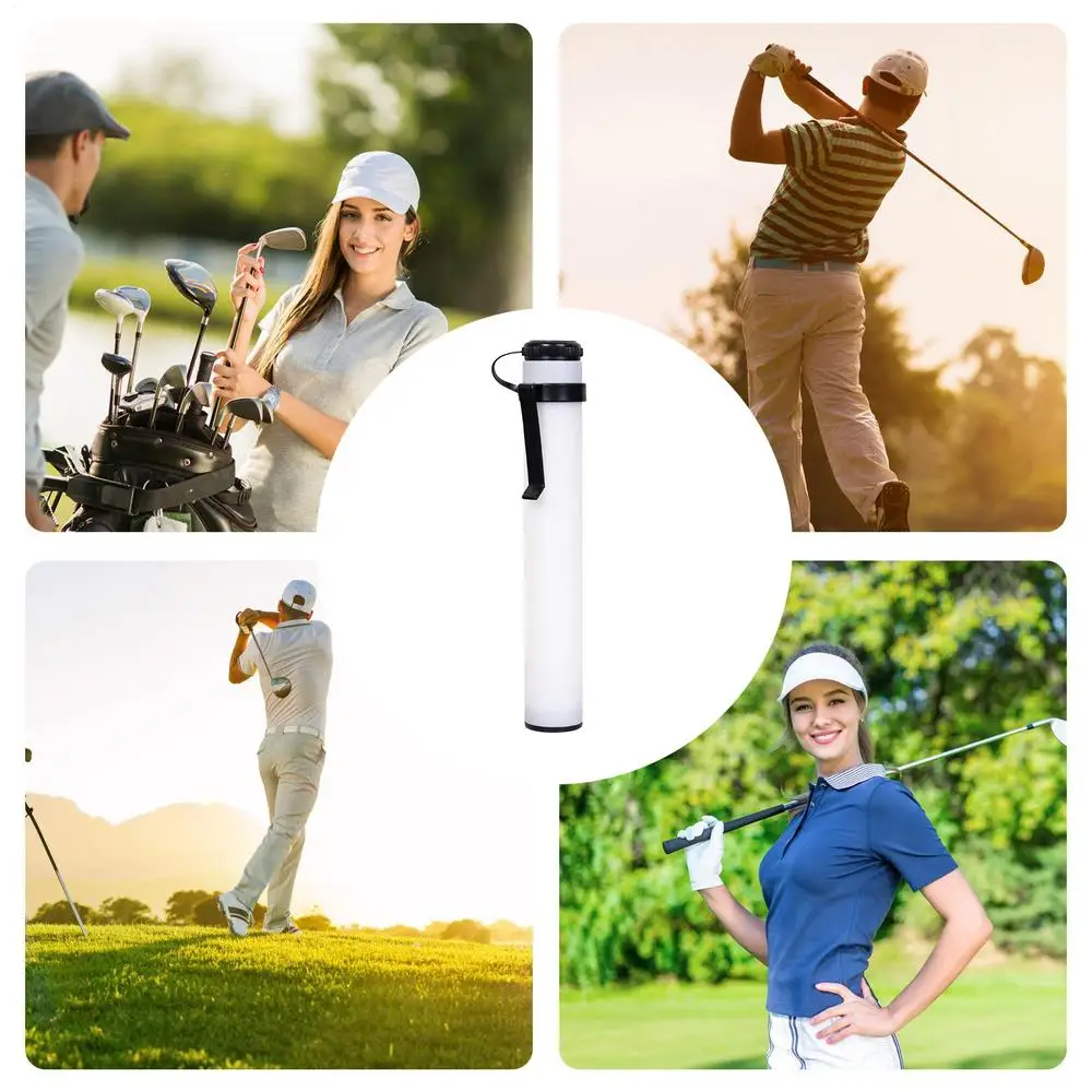 Description Picture 5 of itemGolf Sand Bottle Portable Push Cart Accessories Sand Tube With Lid PP Golf Equipment For Outdoor Family Friends Home