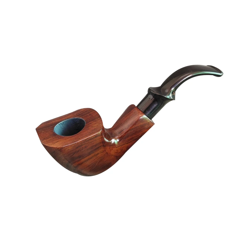 Tobacco Pipe Herb Smoking Pipe Smoking Pipe Handicraft Pipe Sandalwood Wood 1pcs