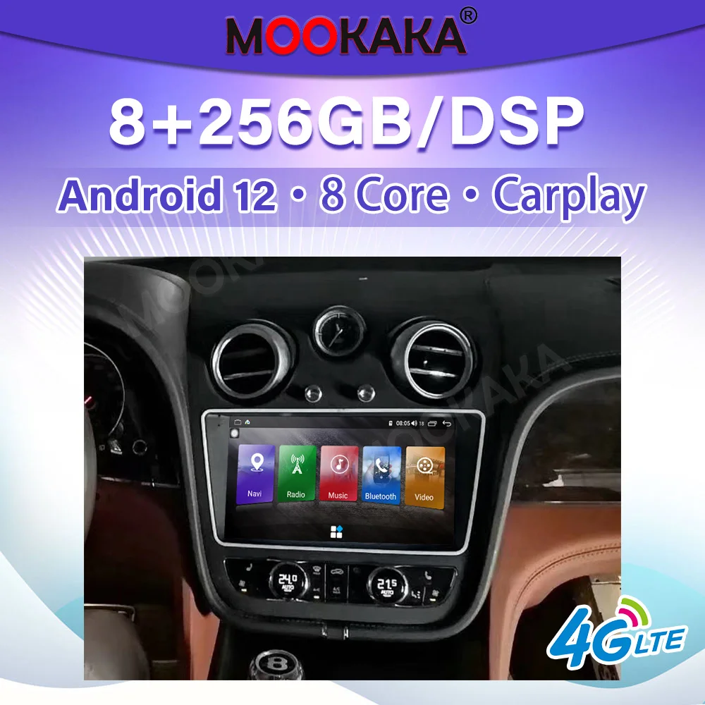 

For Bentley Bentayga Continental Flying Spur 2004 -2015 Android 11 Car Multimedid player Auto Radio GPS Navigation Audio Stereo