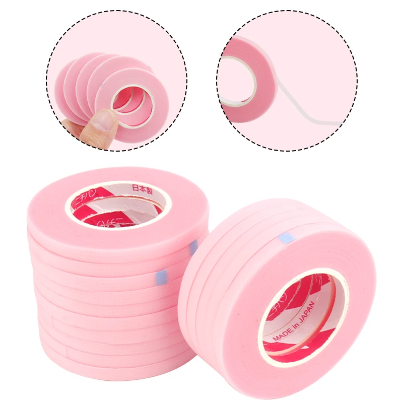 eyelash extension tape 10 Rolls 4mm Width Eyelash Extension Tape Makeup Breathable Easy to Tear Micropore Tape Tools Grafting Lashes