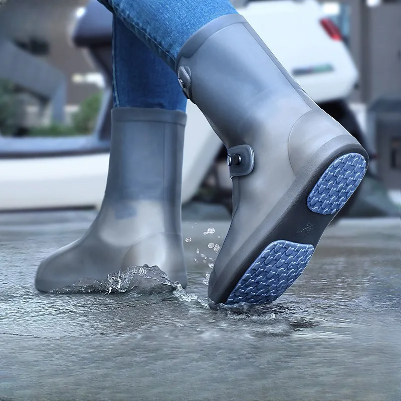 ATTREZZO® Couvre-chaussures de pluie en silicone - durables