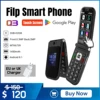New Model Q3 4G Android 8 MTK 6739 Touch Screen 1450mAh Flip Smart Phone WiFi 2.8 Inch 3GB 32GB Version 1