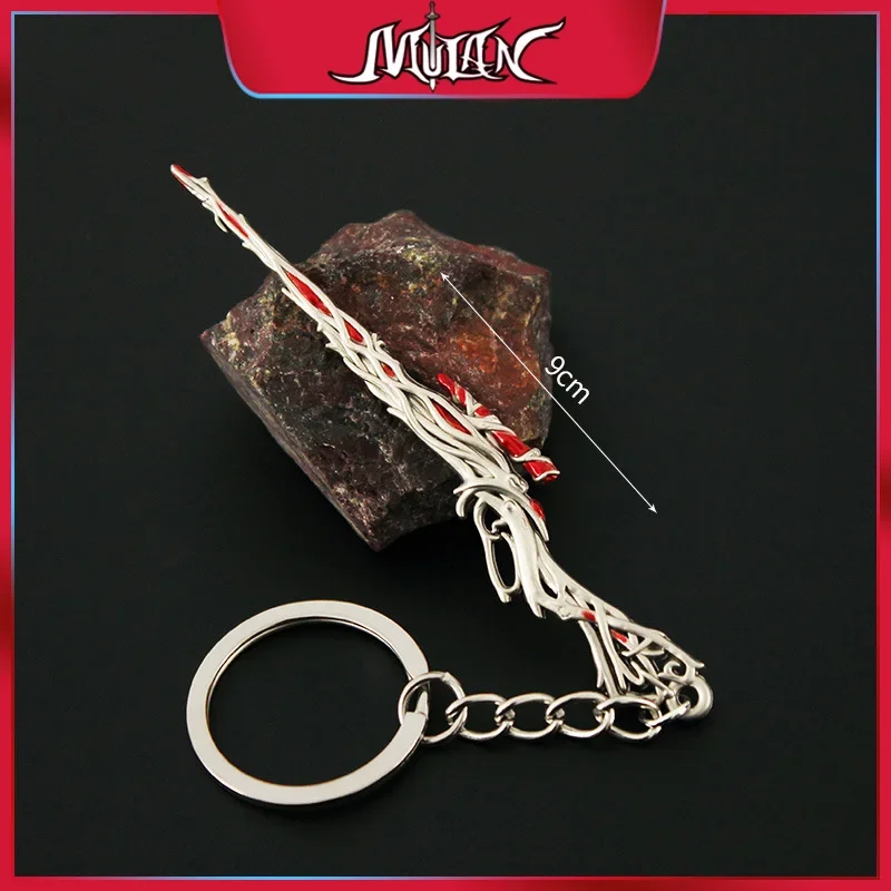 

Valorant Game Weapon 9cm Marshal Skin Gaia's Revenge Safe Miniature Value Keychain Alloy Sniper Model Pendant Toys Gifts for Kid