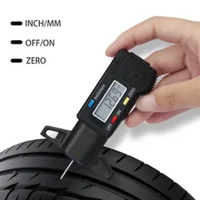 

Auto Tire Tread Depth Gauge Ruler Digital Display Car Motorcycle Wheel Tyre Wear Meter Measure Tools Thickness Detection Tool