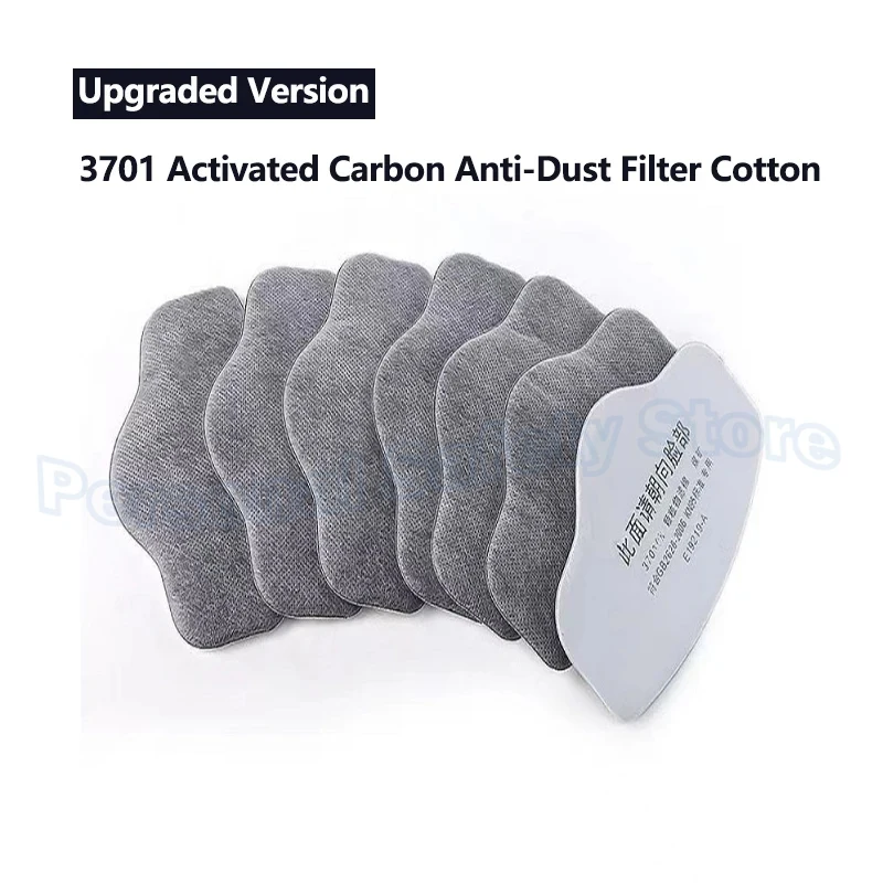 3701 Activated Carbon Anti-Dust Filter Cotton Suitable for Spray Painting Mining Woodworking And Wall Sanding respirator filter cotton