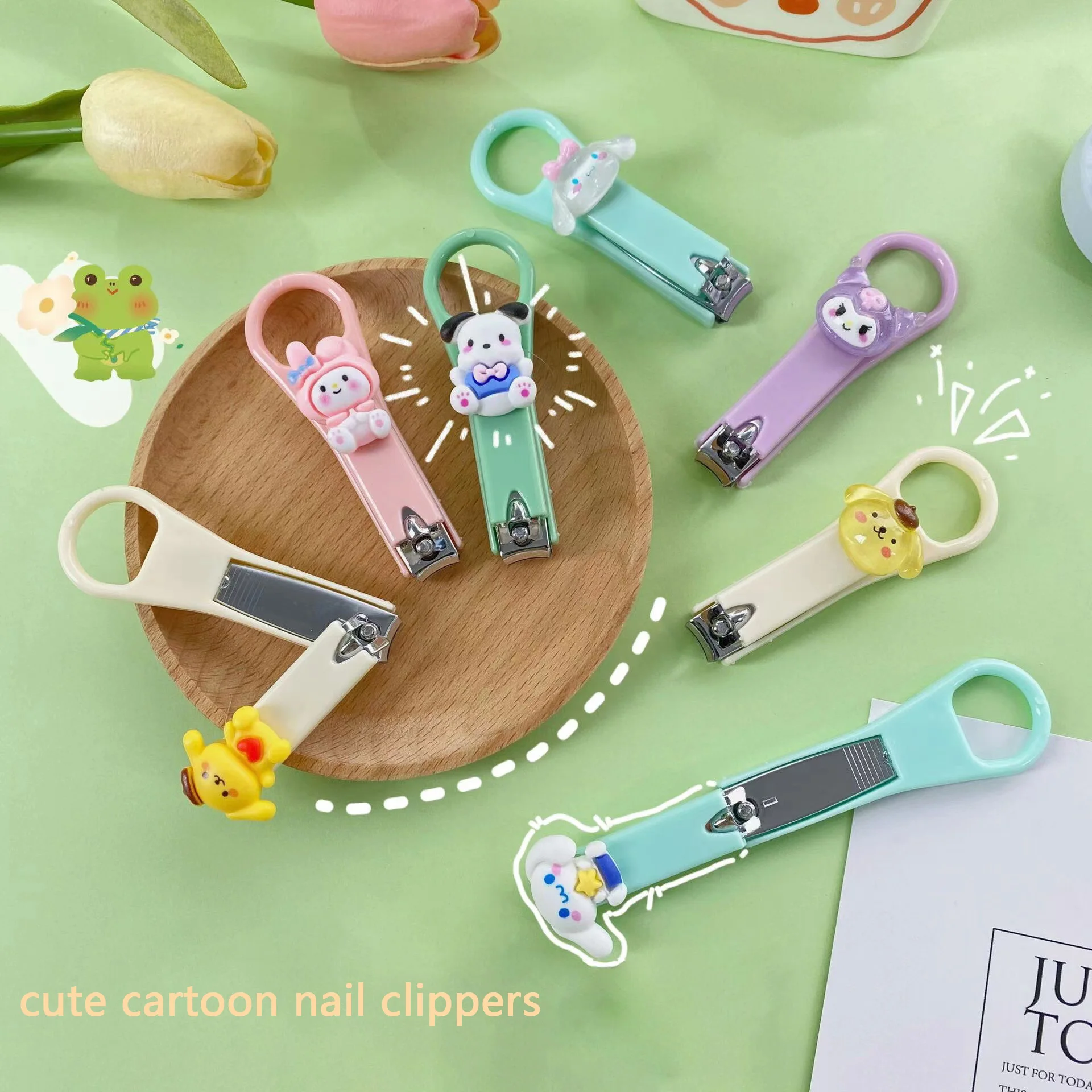 

Sanrio Cinnamoroll My Melody Kuromi Nail Clippers Cute Anime Manicure Nail File Tool Anti Splash Nail Trimmer Pedicure Scissor