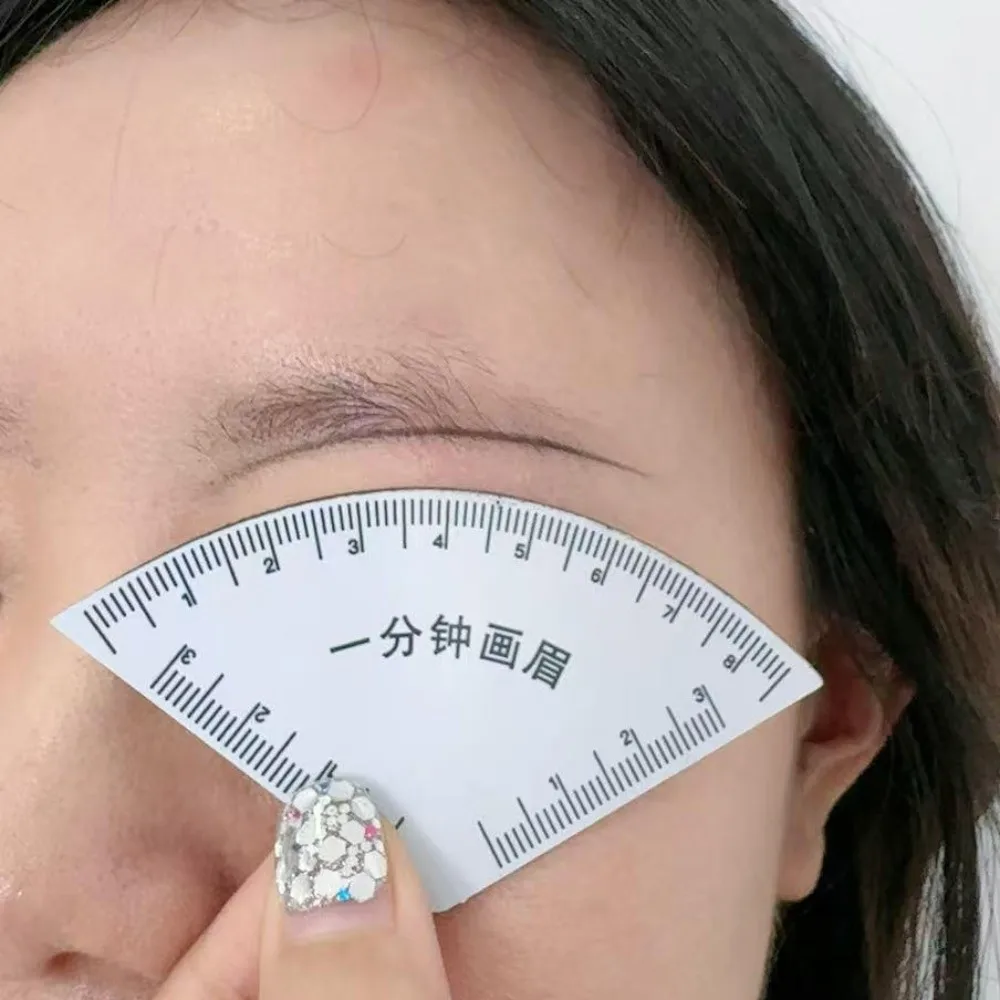 New Fast Drawing Eyebrow Drawing Eyebrow Desgin Ruler Reusable Shaping Mapping Tool Beauty Tool Women