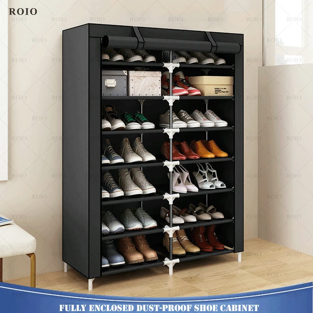 Big Shoe Rack, Garage Shoe Rack Large Capacity, Shoe Rack Two Rows  Versatile Hooks,organizer Storage Boot Rack Shelf 24-35 Pairs - Shoe  Cabinets - AliExpress