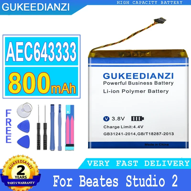 Batteria Ad Alta Capacità Per Beats Solo 3.0 2 3 2 2.0 Auricolare Bluetooth Wireless Solo2 Solo3 3.7V Pa-Bt Batterie