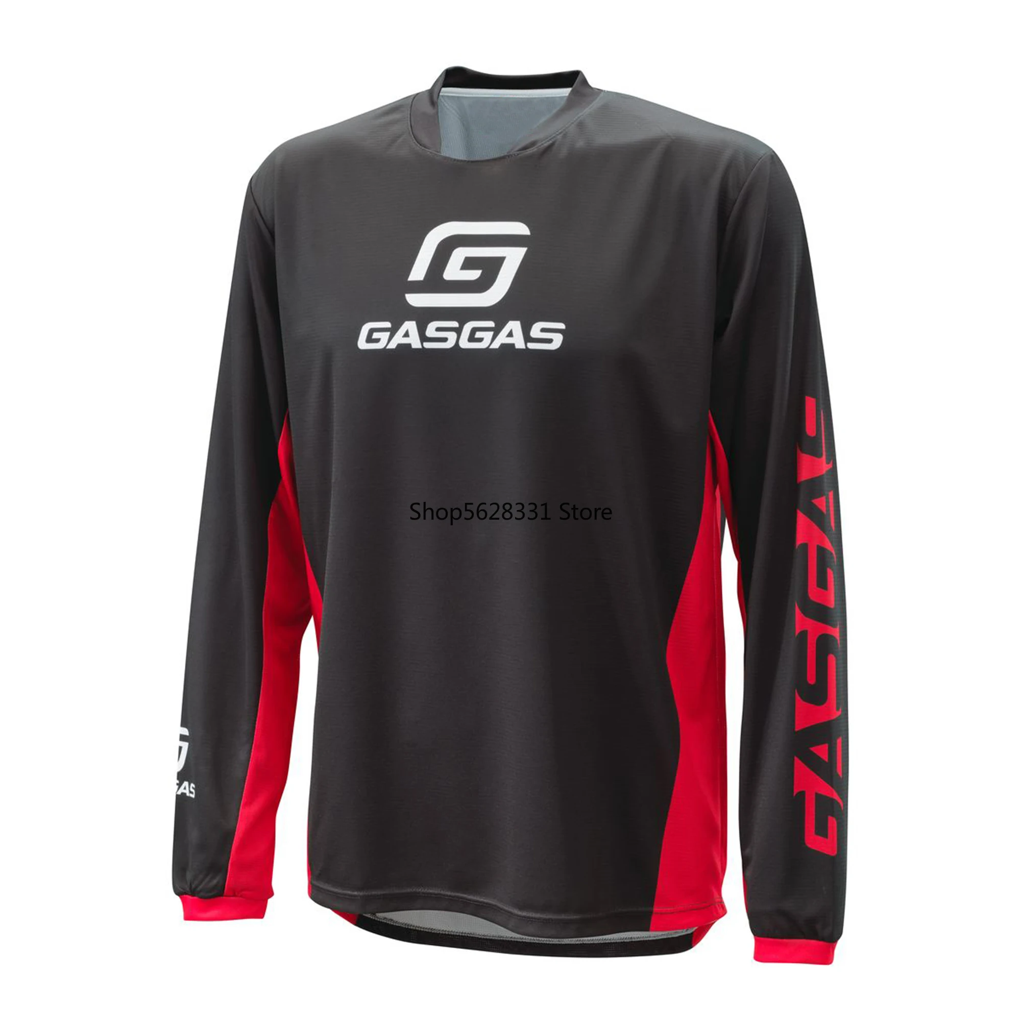 GASGAS Downhill Off Road Mountain Bike Men's Cycling Racing MTB Jersey Moto Motocross Maillot Hombre