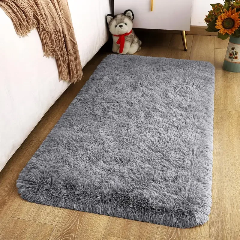 Room Mat Home Decor Living Room Mat Tie-Dye Gradient Silk Wool Carpet Entry Plush Soft Fluffy VIKAMA floor mat