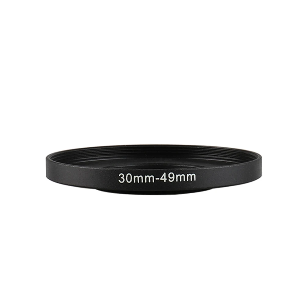 

Aluminum Black Step Up Filter Ring 30mm-49mm 30-49mm 30 to 49 Filter Adapter Lens Adapter for Canon Nikon Sony DSLR Camera Lens