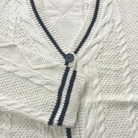Women Slight Strech  Loose Fit Star Embroidery Trend Tay V-neck Lor Cardigan Fashion Warm Swif T Sweater 2022 Cardigan Mujer - Image 5