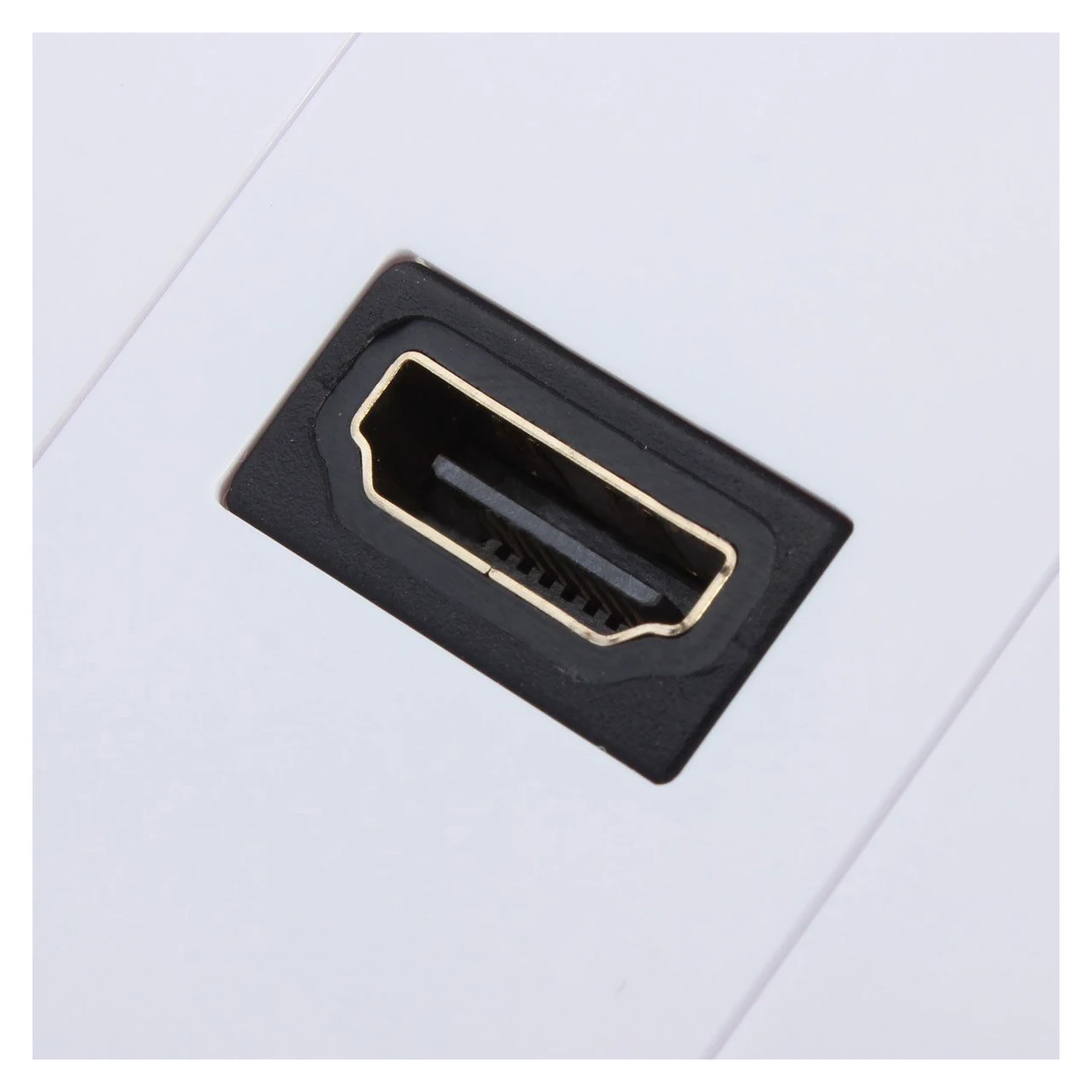 1-Port HDMI Wall Face Plate Panel Cover Coupler Outlet Extender 3D 1080P
