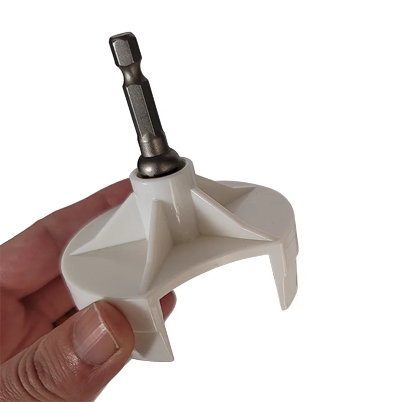 Knitting Machine Drill Attachment Crank Handle Adapter Hex Steel Bit Power Screwdriver
