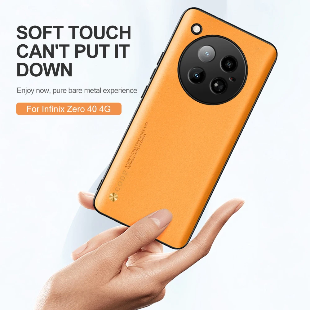 For Infinix Zero 40 4g Case Leather Shockproof Protector Phone Cover Infinixzero 40 Zero40 2024 Soft.jpg