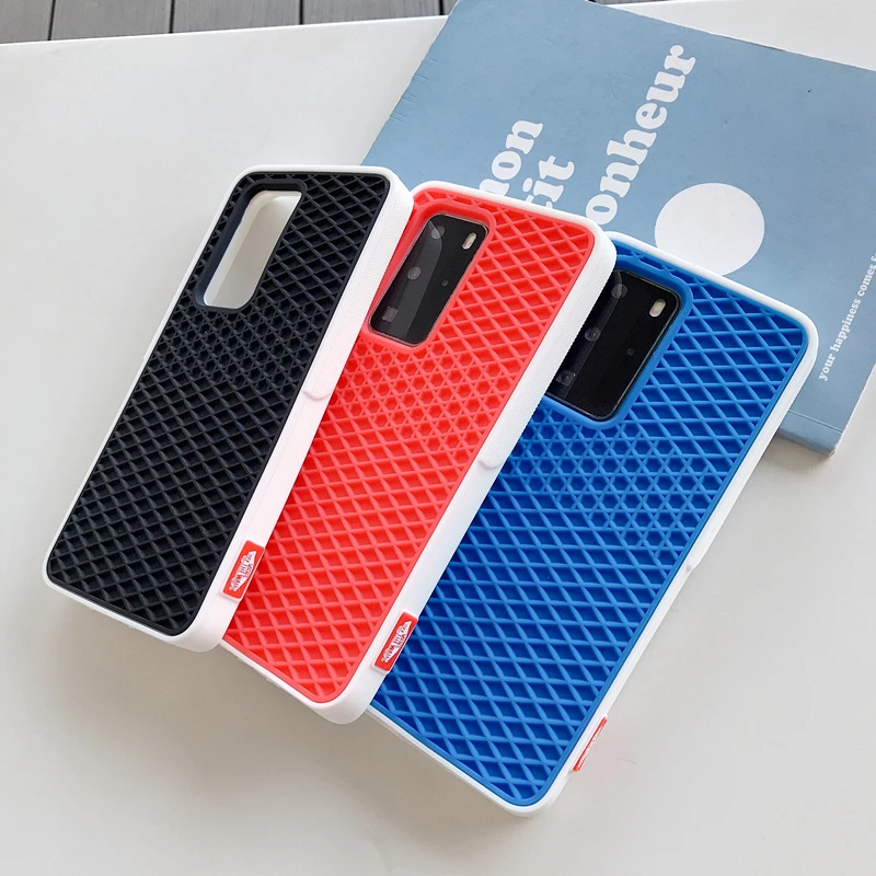 

Для Samsung Galaxy S20 S10 Plus Note 10 20 Ultra A51 A71 4G A12 A50 A03 Радужный цветной вафельный чехол для печенья противоударный чехол для телефона