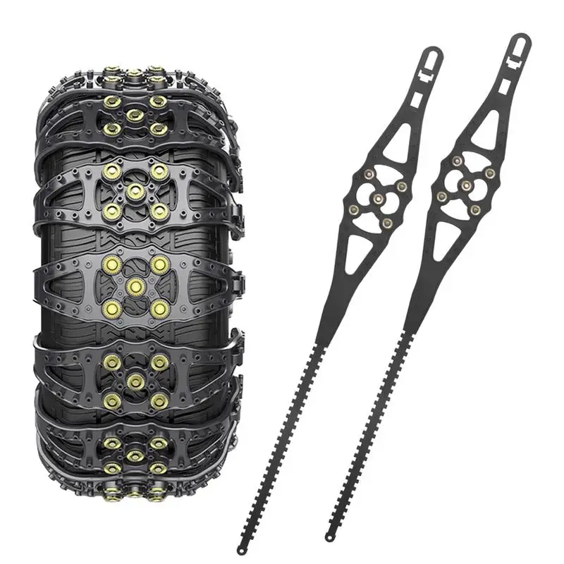 

Tire Chains For SUV Universal Tire Traction Strap Car Accessories For Snow Road Mud Road Ice Road With Tire Width Of 165-275mm