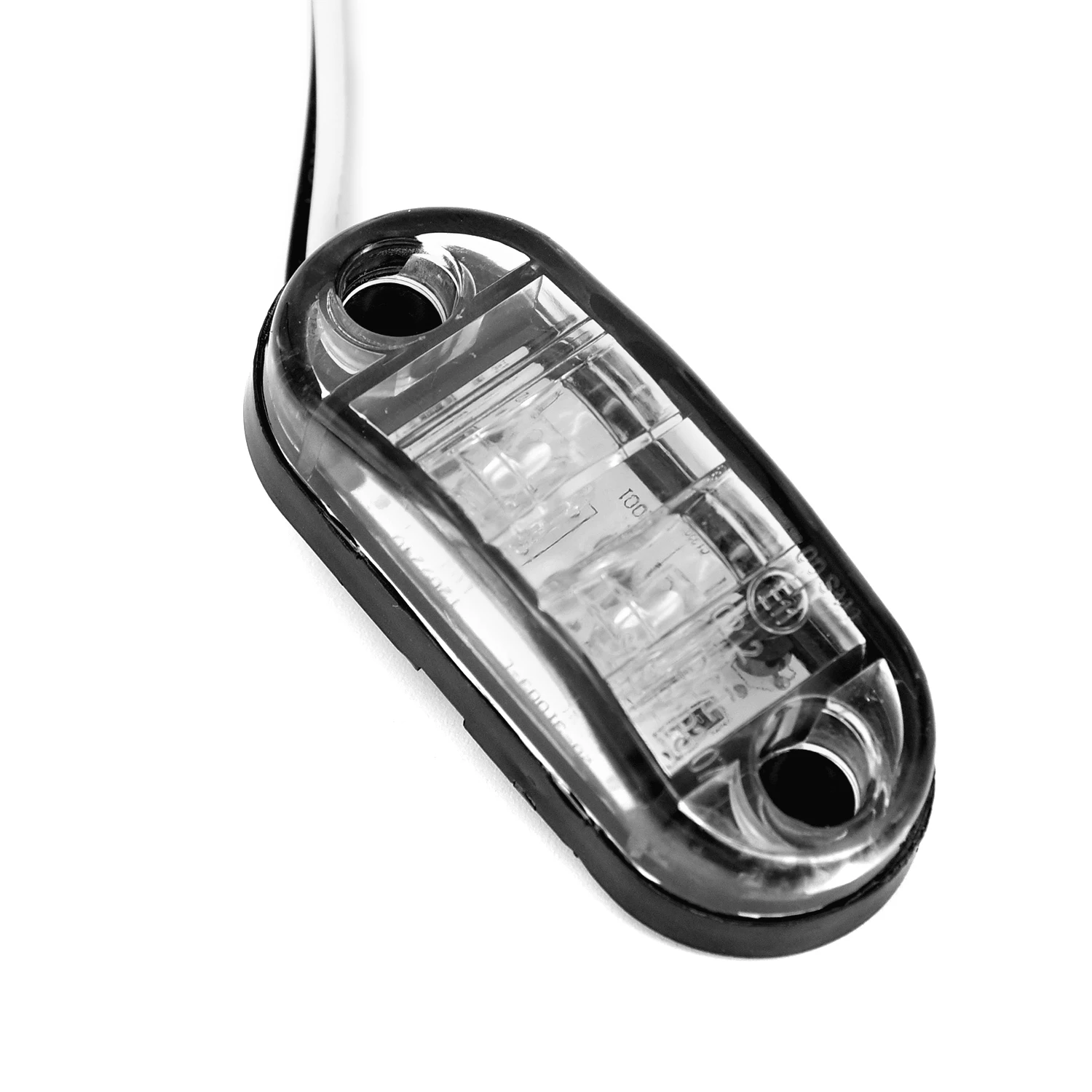 

2Pcs Set White 12V LED Car Side Marker-- Tail Light 24V Trailer- Truck Lamp LED Clearance Trailer Caravan For Scania Truck