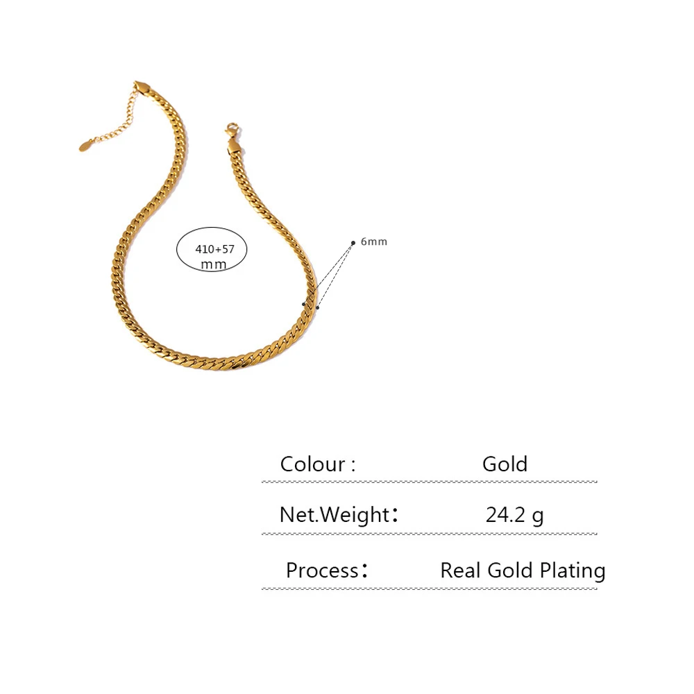 Statement Snake Chain Choker Necklace Stainless Steel Metal Texture Collar Waterproof Jewelry бижутерия для женщин snake necklace metal choker necklace women jewelry