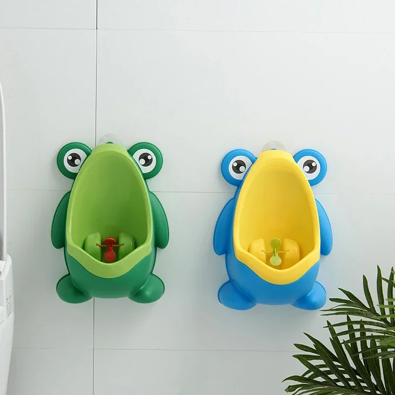 Cartoon Baby Toilet Urinal Boy Wall-mounted Urinal Frog Shape Boy Standing Urinal Toilet Training Urinal 2