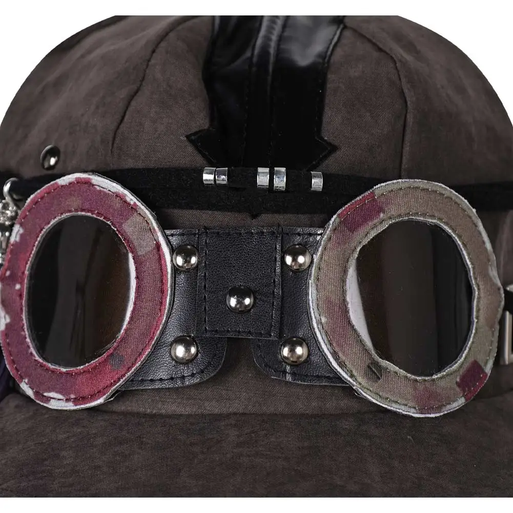 Anime Cosplay Props Arcane 2 Isha Cosplay Game LOL Disguise Girls Kids Children Punk Hats Cape Costume Headwear Prop Outfits Halloween Carnival Suit