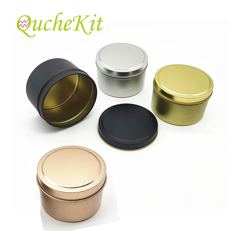 16Pcs 100ML Aluminum Storage Jar Tin Empty Metal Cream Lip Balm Container With Lid Bulk Pot Silver Can storage can