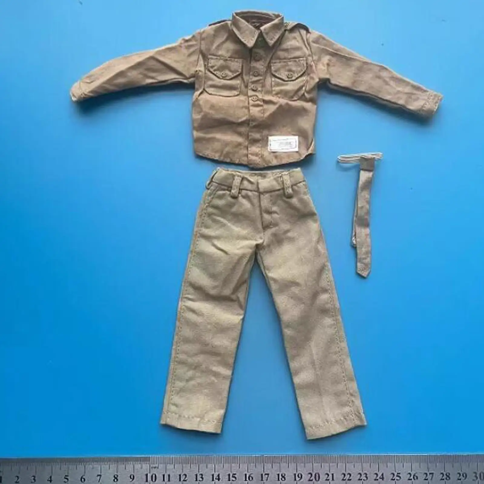 

1/6 Scale Figure Doll Clothes Uniform Jacket and Pants Doll Decor Action Figures Clothes for 12'' Action Figures Accessory