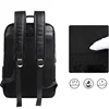 Simple Fashion Men's Backpack Soft Pu Leather Backpack Men Large Capacity 14inch Laptop Bag Students Schoolbags Travel Back Pack 4