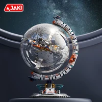 CK003 Space Tide Play series Dawn Dawn Globe collectible grade building blocks assembled adult student educational toys 4