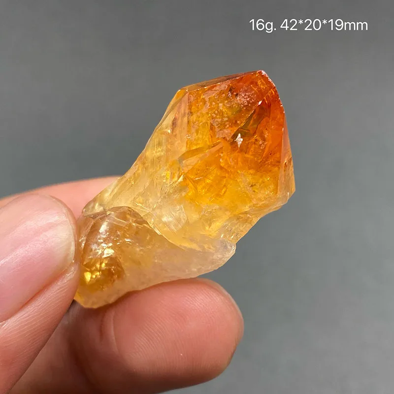 100%  Natural citrine Mineral Specimens Stones and Crystals Healing Crystal from China