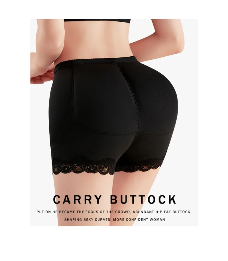 Women 4pcs Pads Enhancers Fake Ass Hip Butt Lifter Shapers Control Panties Padded Slimming Underwear Enhancer Hip Pads Pant target shapewear