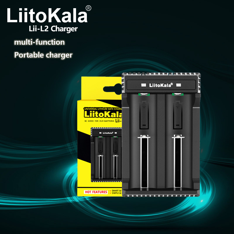 LiitoKala Lii-L2 3.7V 18650 26650 Lithium Battery Charger