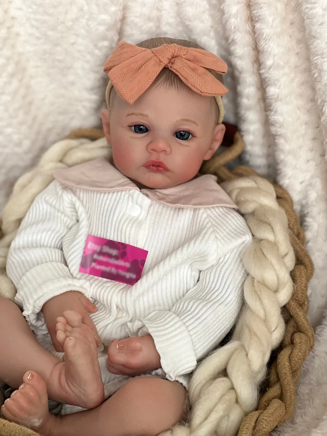 Bambole per bambini in silicone con occhi aperti Ragazze Vernice