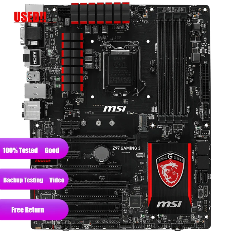 Msi Z97 Gaming Battery MSI Z97 GAMING LGA 1150 DDR3 Intel Z97 SATA